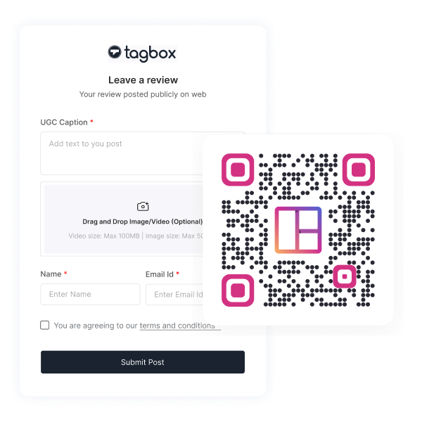 QR code to screen