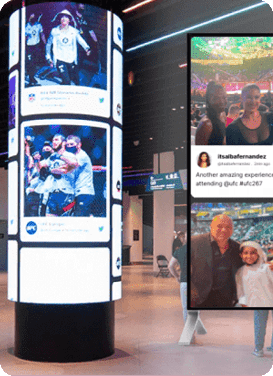 Etihad Arena social wall