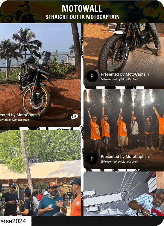 Royal Enfield Motoverse social wall